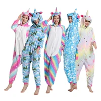

2019 new winter unicorn onesie pajama sleepwear pajamas flannel