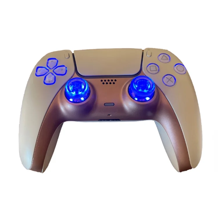 

Light Thumbstick ABXY analog Set LED Joystick Button for PS5 Ccontroller