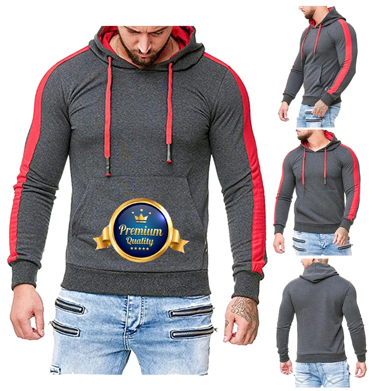 

Custom Men's Athletic Fashion Hoodies Casual Sport Sweatshirt Pullover Hoody Shirt