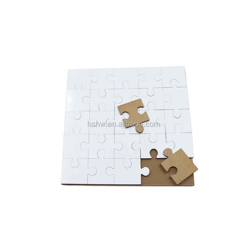 
Blank Sublimation Heat Transfer MDF Jigsaw Puzzle Board 