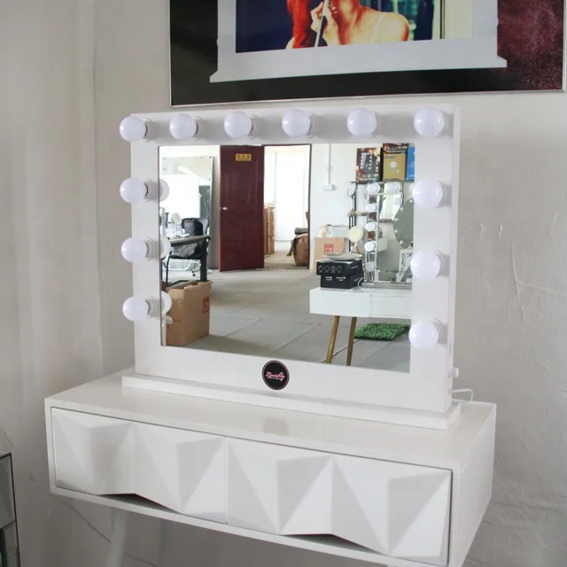 

Salon Lighted Makeup Mirror 6550, White