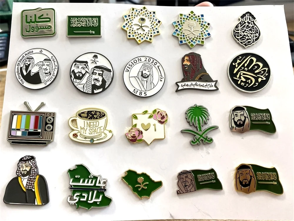Wholesale Custom Metal Saudi Arabia Dubai Uae Mbs Soft Enamel Men's