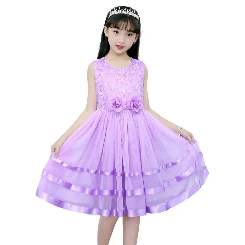 

Wholesale 2020 High Quality Short Sleeve Dress Children's Girl Princess Dress With Low Price