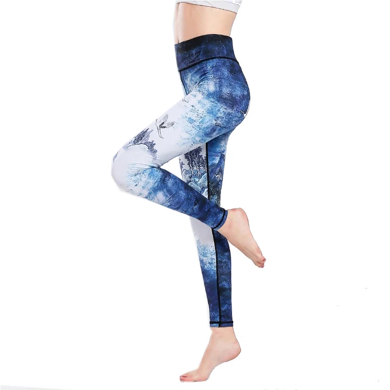 

Custom Womens Seamless Knitted Womens Sport Yoga Tights Leggings GYM Spandex