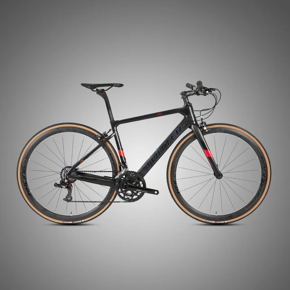 

Bicycle factories hybrid 700C carbon road bike with C brake +flat handlebar, Red / black / blackred / darkgray / cementgray / blue etc