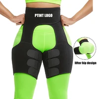 

Drop ship private label waist trainer enhancer butt lifter thigh trimmer with waist belt thigh eraser