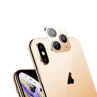 

New 2.0 Tempered Glass Seconds Change For iPhone 11 Pro Camera Lens Cover For iPhone X XS MAX Titanium Case Back Camera cover