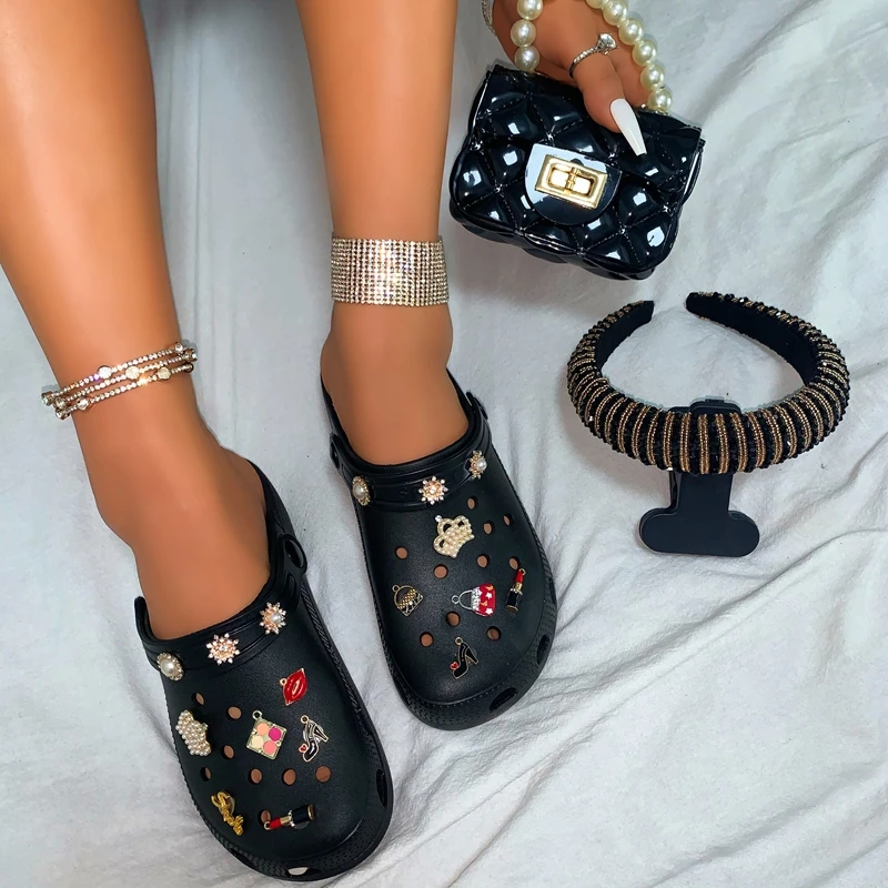 

2021 Summer women slippers & handbags mini shoulder purse pu leather wholesales sandals luxury ladies shoes handbag set, 3 color