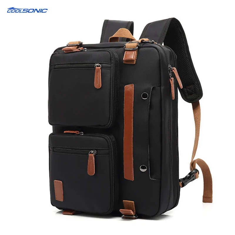 

Convertible Function Business Travel 15.6inch Case Laptop Handbag Backpack Rucksack Messenger Bag For Men And Women