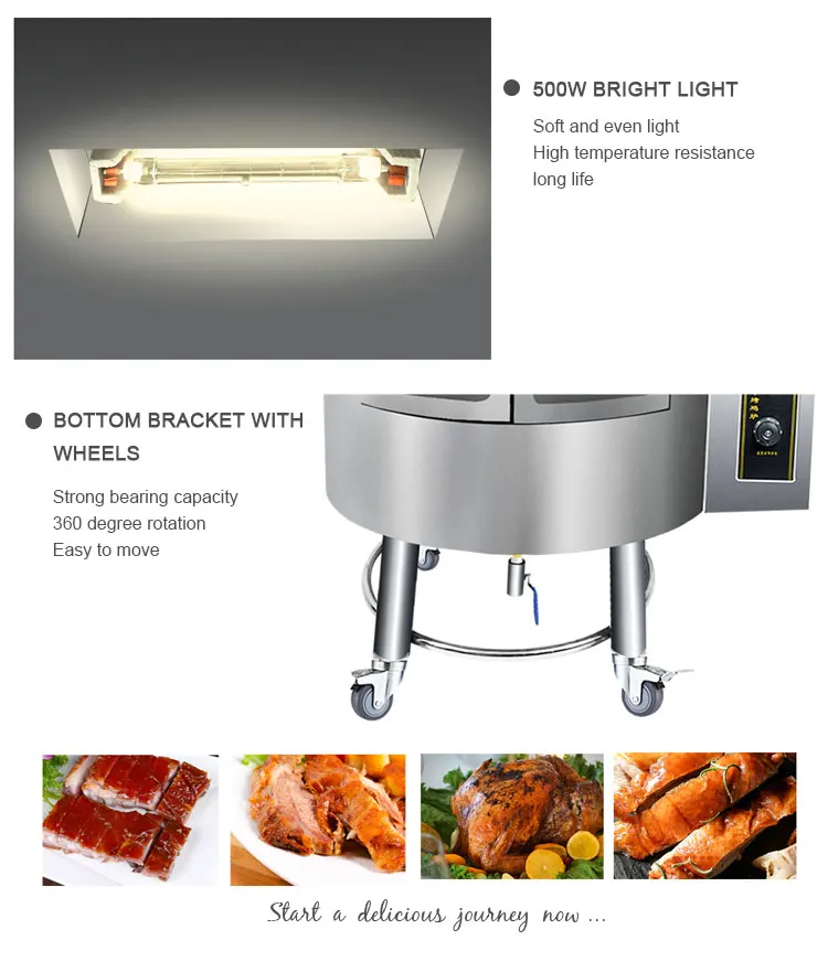 Low Moq Stainless Steel Roasted Duck Furnace Roast Pig And Duck Oven