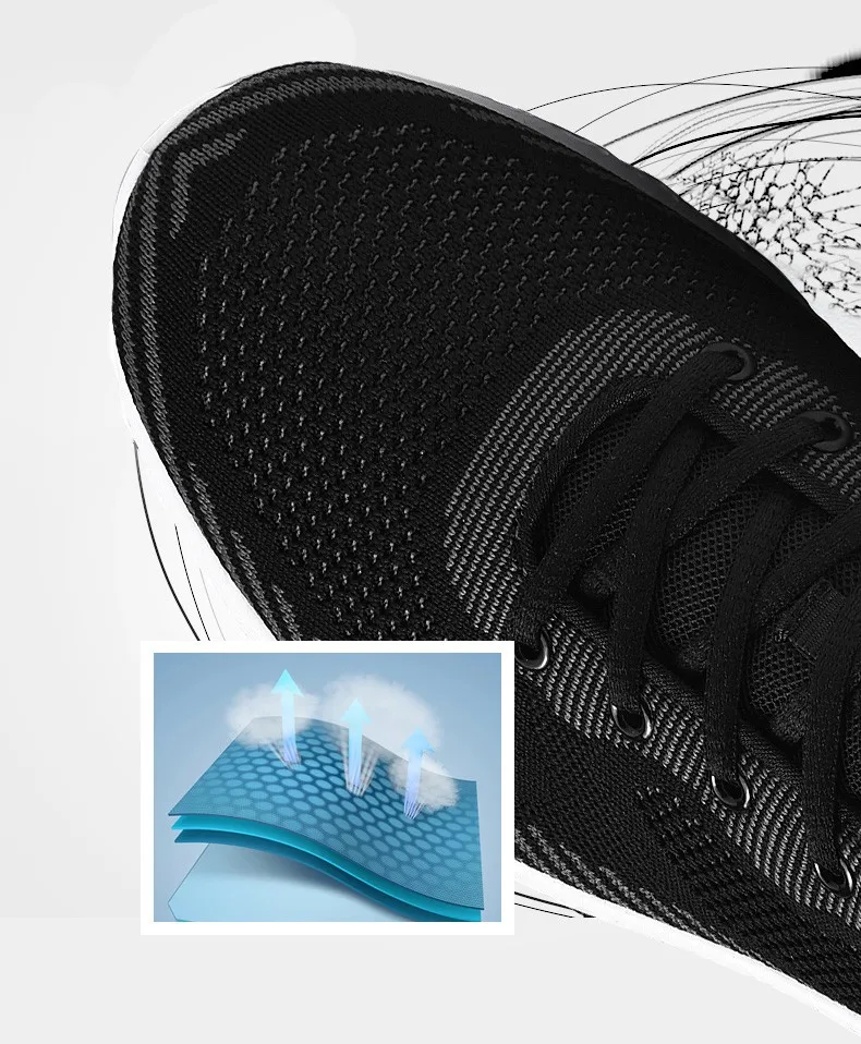 No Brand Mens Running Shoes For Men Breathable Sports Shoes Athletic