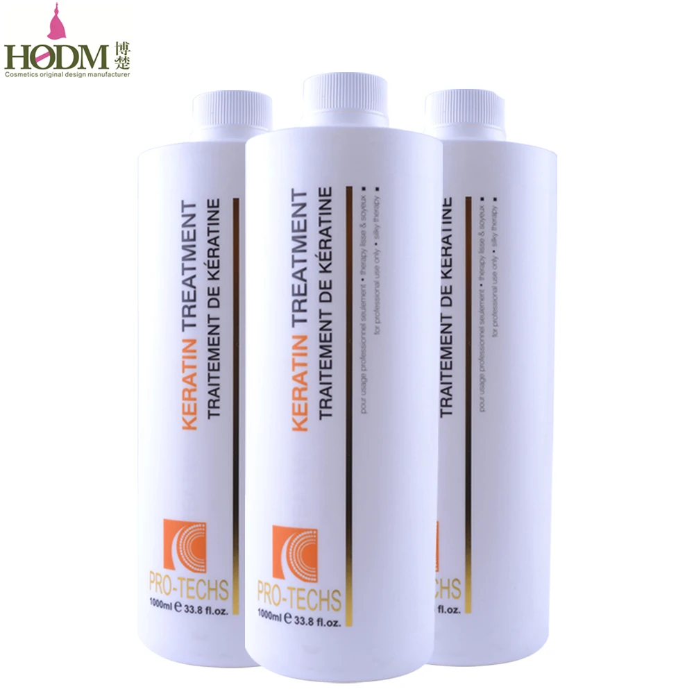 Kit De Lissage à La Kératine Sans Formol PRO-TECHS 1000ml - Traitement Capillaire, Neuf