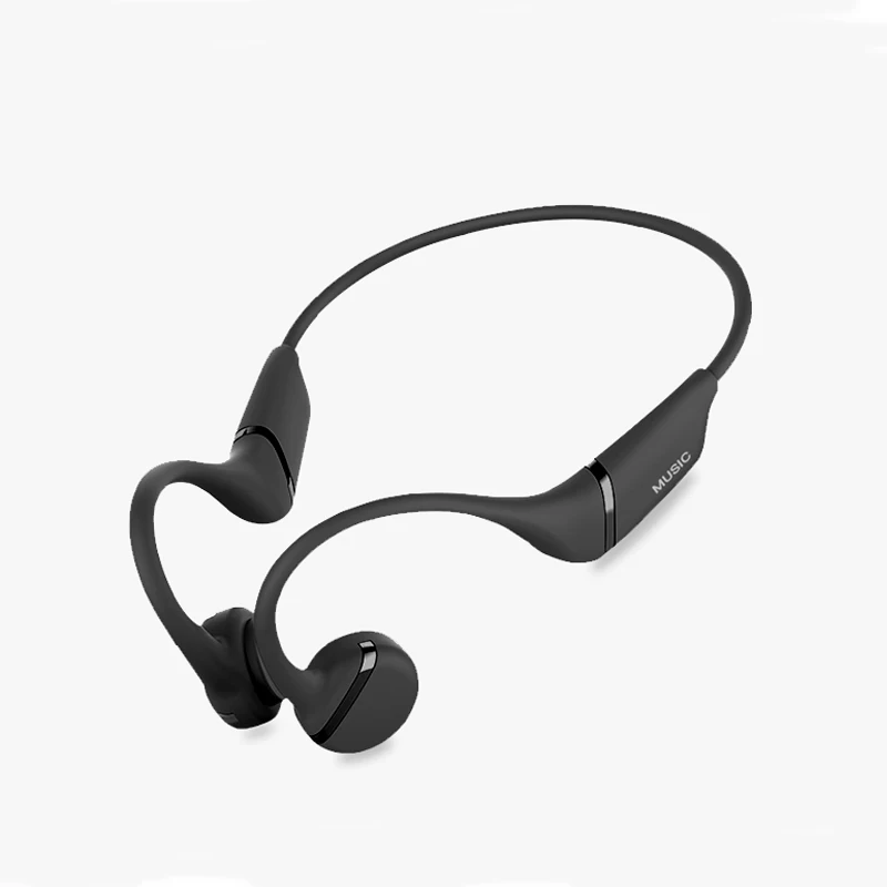 

Stereo Bass Bt Earpiece Sport Waterproof Ear Hook Head Phones Oem Wireless Earphone Headset Bone Conduction Headphone, Black, white