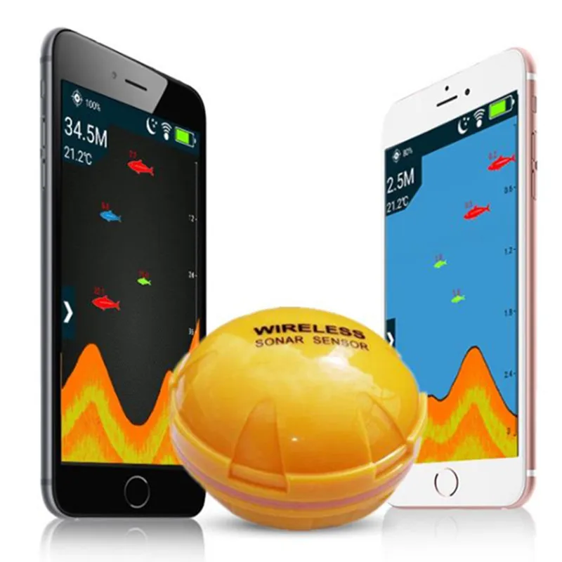 

Wireless Remote Sonar Sensor Fish Finder Phone Smart Visual HD Sonar Fish Finder Fishing