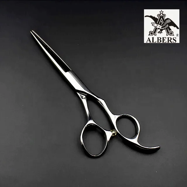 

novel design barber beard stainless steel scissors vg10 japan scissors hair cutting shears, Silver