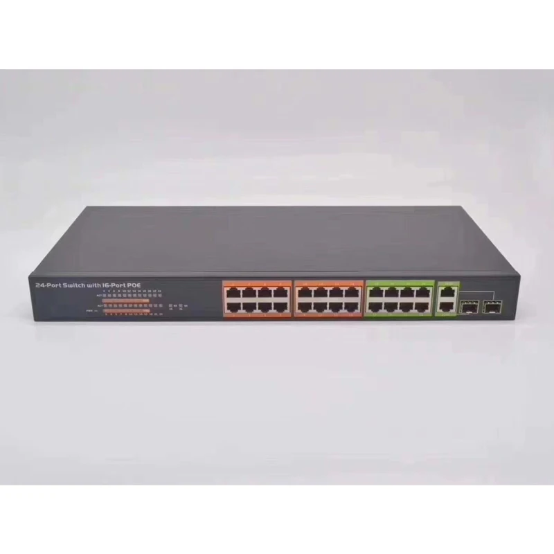 

24 port Gigabit PoE Switch international standard IEEE 802.3af/at PoE