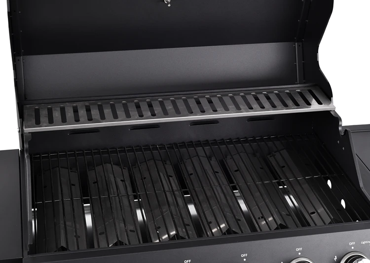 6 burners Luxury Outdoor 3C Certificate  Gas Chicken Rotisserie Grill  hybrid grill bbq gas grill