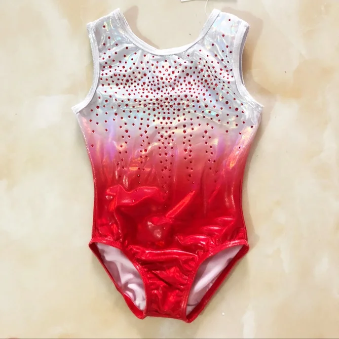 

Factory price Customized Ombre Sparkle Sublimated Gymnastics shorts sleeve leotard and Gym leotards for girls, Customer requirements