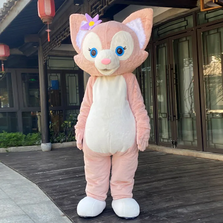 

Stock 1piece drop shipping plush doll mascot clothing girl rabbit custom factory net red mascot doll teddy bear dance rabbit