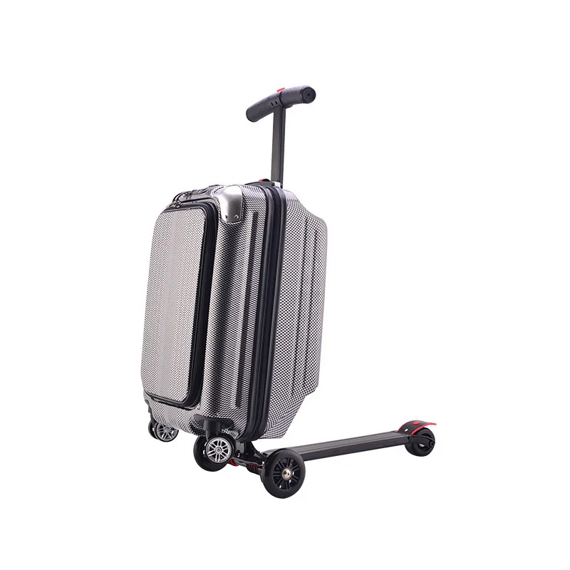 21 folding multifunctional adult scooter tote luggage trolley case