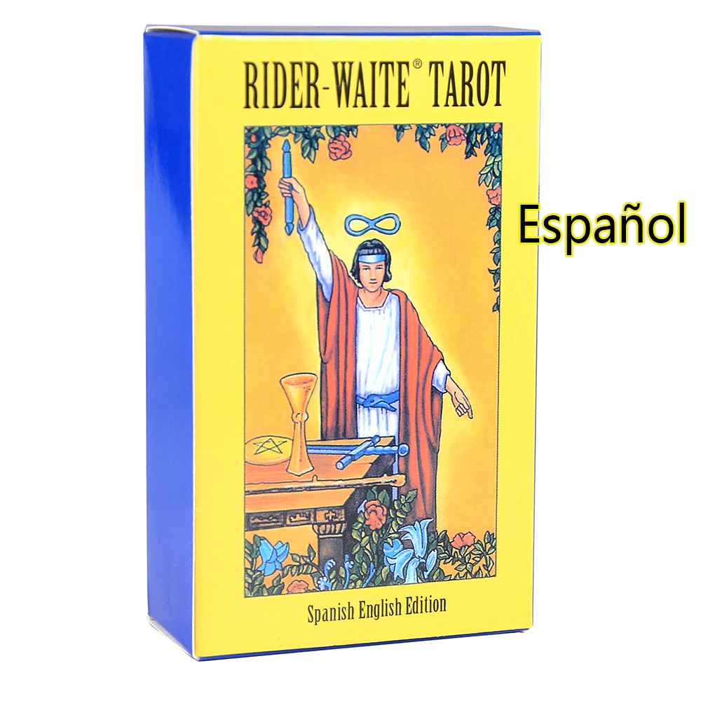 

Amazon Hot Sale English Spanish Tarot Cards Deck Oracles with E-guidebook custom tarot cards