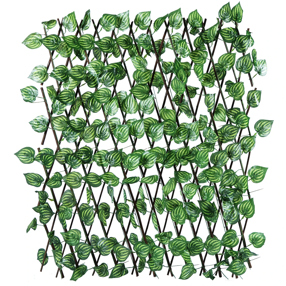 

Hot Sale new design artificial fence simulation plastic fence artificial green leaf wall