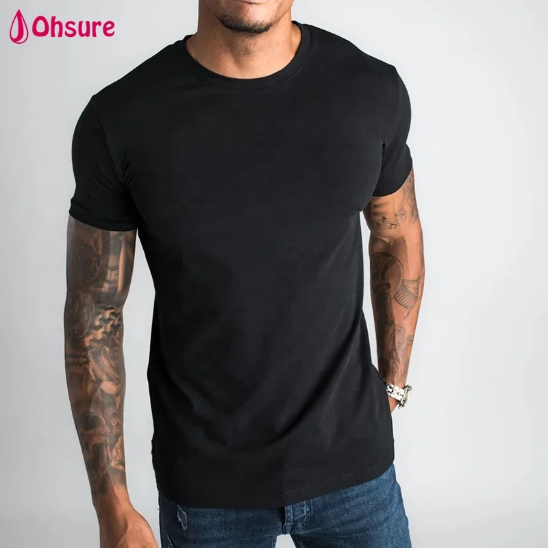 

New casual mens sports clothes fitness gym wear dry fit plain tee t shirt bamboo fitted gym shirt custom t shirt men, Please email us for color chart