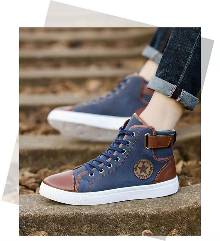 

High Top Sneakers For Men Board Shoes Women Sneaker Vulcanized Shoes Classic Unisex Student Sneakers Spring Canvas Shoes Man