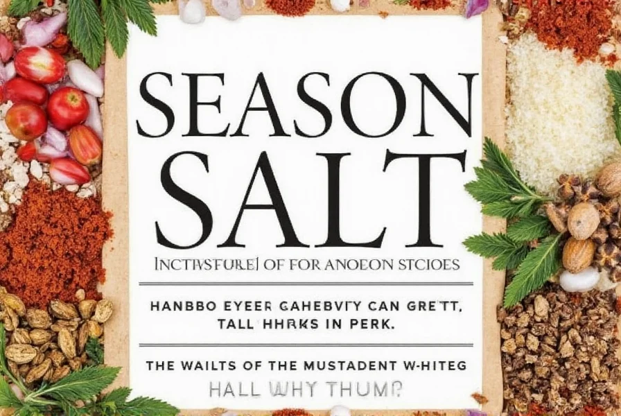 Season Salt Mixing