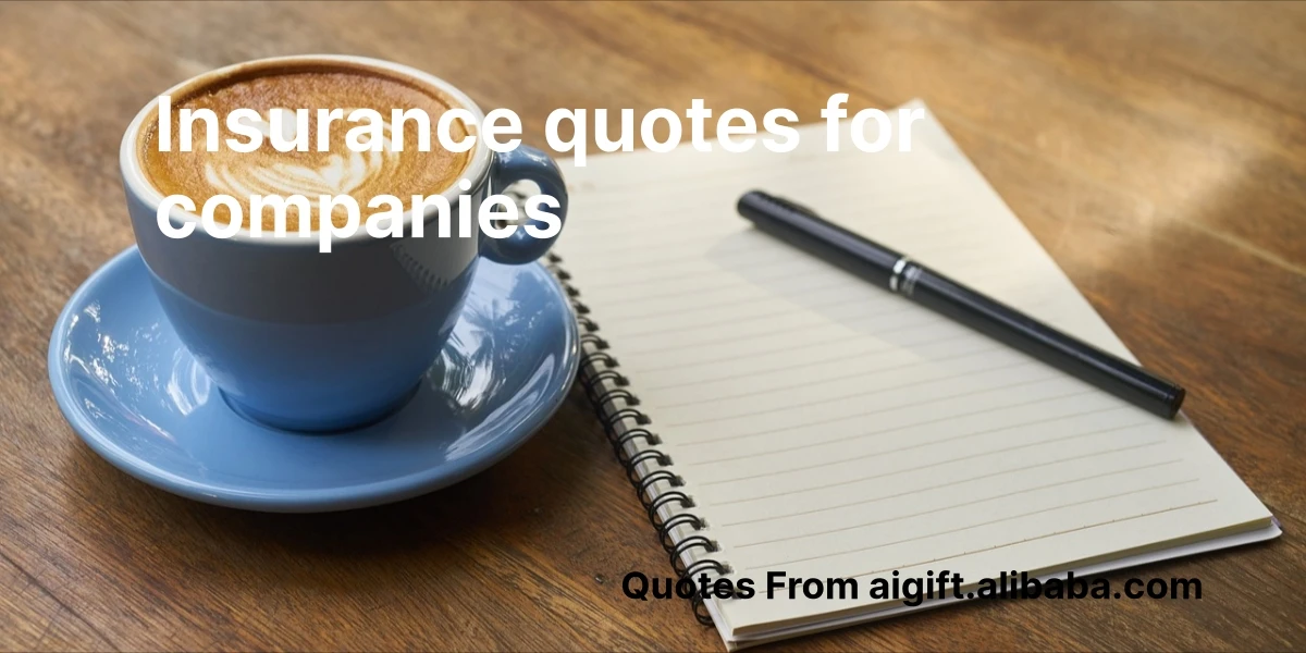 insurance quotes for companies
