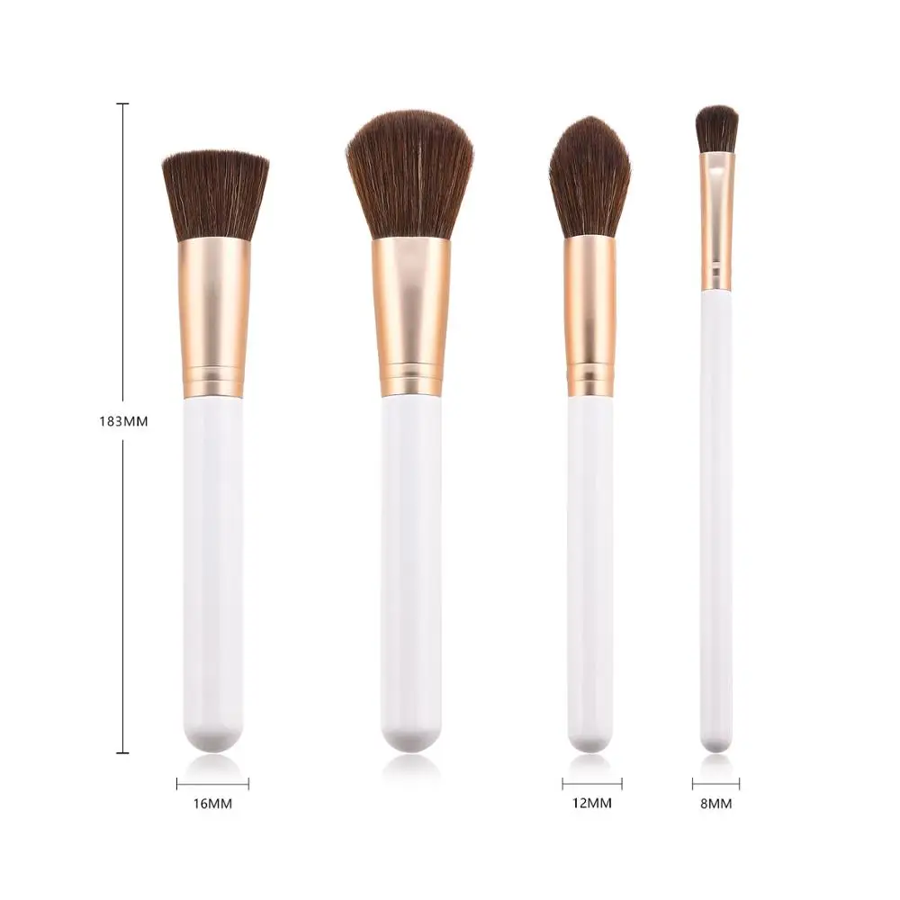 

4pcs professional foundation make up bamboo brushes makeup brush cosmetic set kit tools eyeshadow blush brush