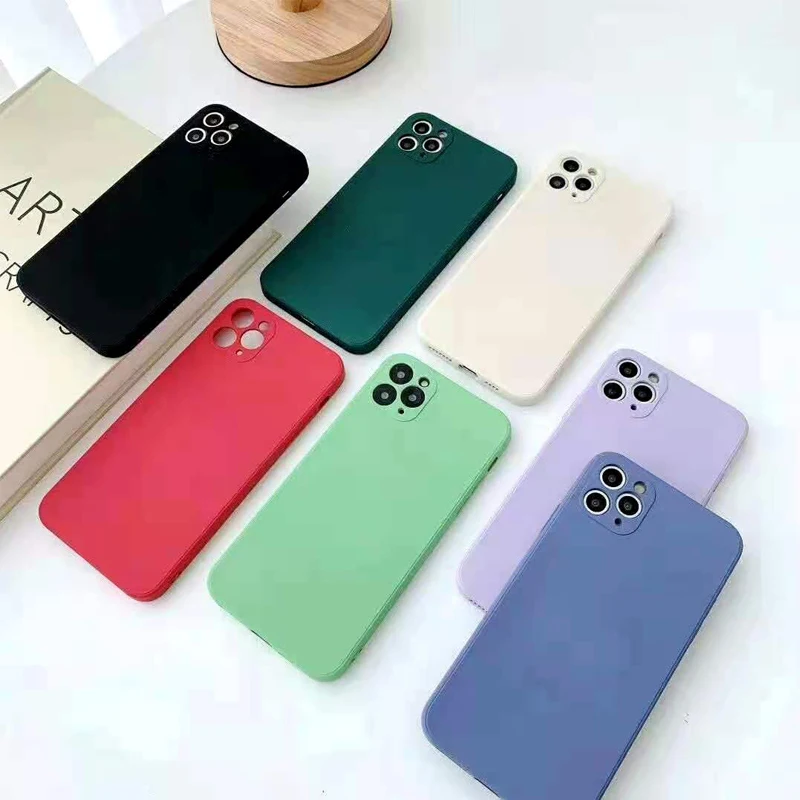 

2020 Custom Logo Shockproof TPU Cell Phone Protective Cover For Apple Iphone 11 Case For Iphone 12 Mini Pro Max Case, Muti color