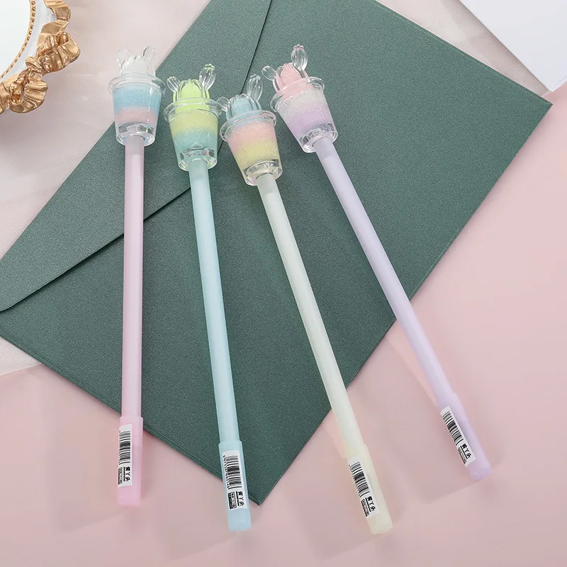 

JPS OEM Stifte Gel Sparkling Cactus Shape Slim Cute Gel Pen For Girls