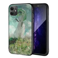 

Claude Monet Designed for iphone 11 Pro/7/8/Max Art Cellphone/Mobile Phone Case(Umbrella woman looking to the left)