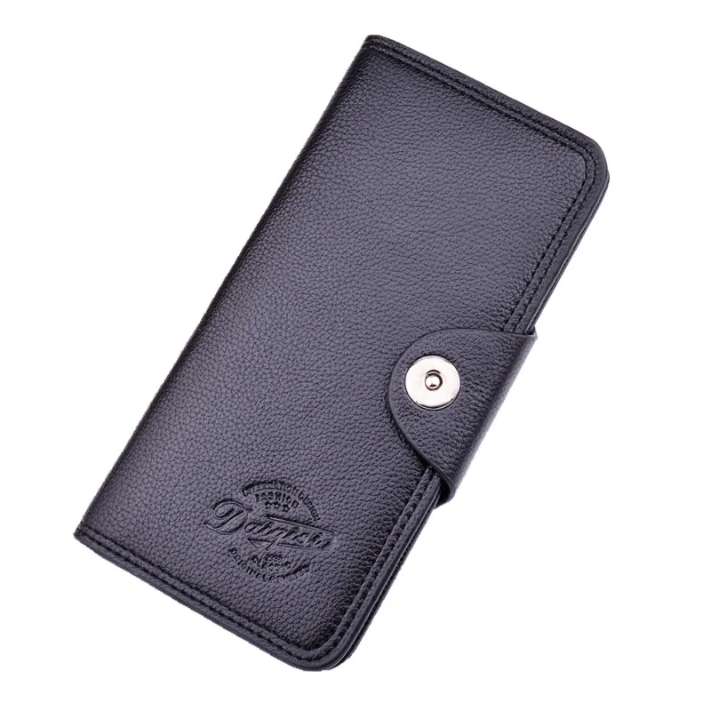 

2021 new wallets fashion leather men long PU purse wallets for men