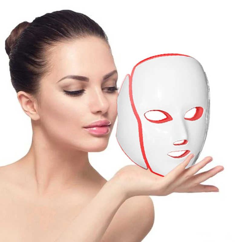 

PDT Photon Light Facial Skin Beauty Therapy 7 Colors LED Face Mask Beauty Device