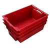 Cheap stacked and nested food grade meat plastic container box