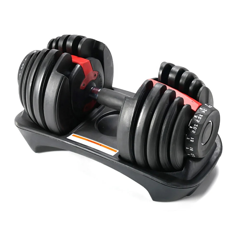 

Hot Selling With High Quality 1090 Cheap 90lbs 52.5 Lbs Adjustable Dumbbell For Body Building, Custom color