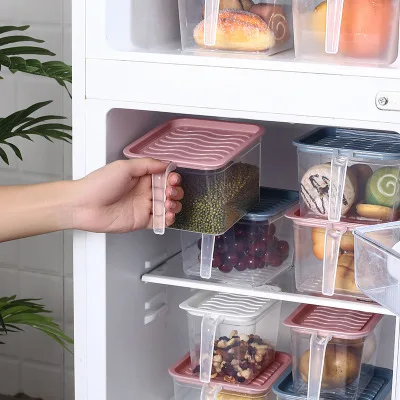 

Refrigerator Fresh-keeping Box Sealed Storage Box With Handle