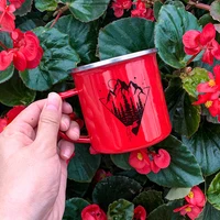 

Wholesale Top Selling Custom Camping Mug Enamel Cup Sublimation Print