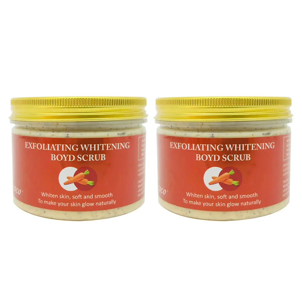

Gluta Co Carrot Glutathio+ Exfoliating Whitening Body Scrub Whiten Skin Soft Smooth Make Skin Glow Naturally 300g