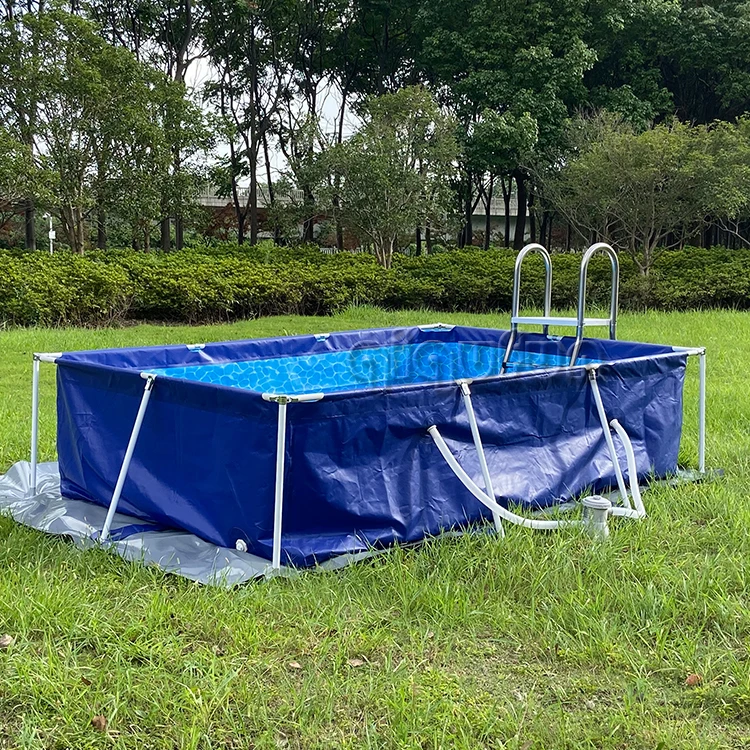 

Blue Structure Framed Children and Adult PVC Swimming Pools, Blue or customized