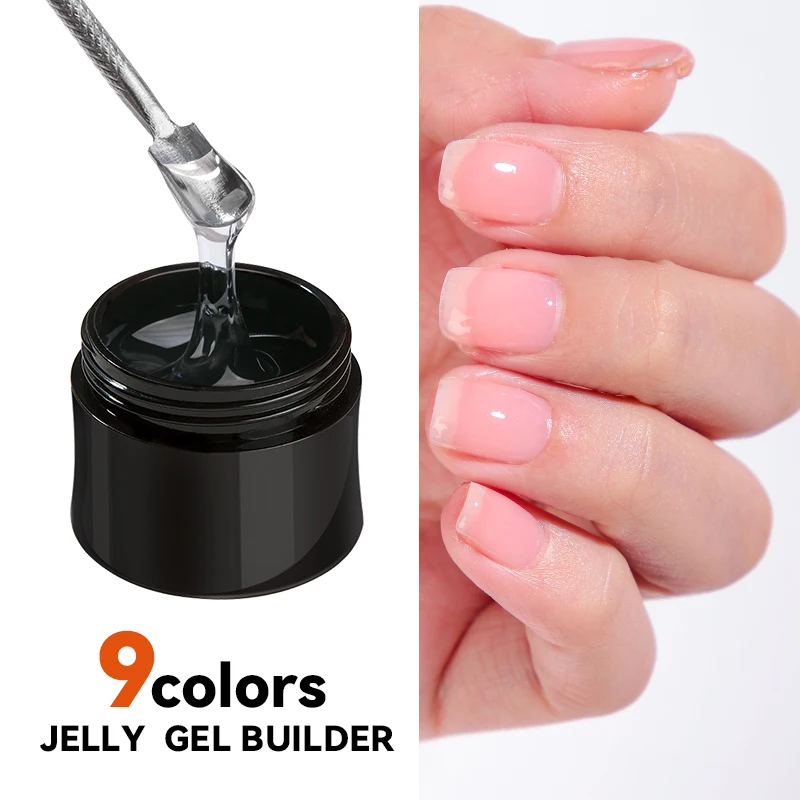 

JTING 9 Colors no pain hard gel extension nail colors uv jelly gel builder professional OEM private label custom brand logo