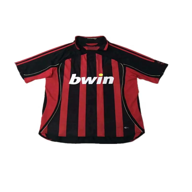 

Top Version 2006 AC Home Away Jersey Soccer Retro Football Shirts, Any color is available