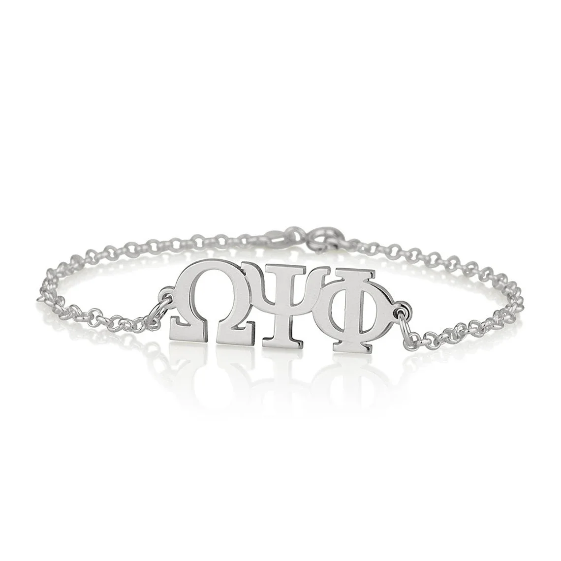 

Ins Fashion 316 L Stainless Steel Sorority bracelet&anklet Greek Sorority Initial bracelet fraternity Gift Women Men