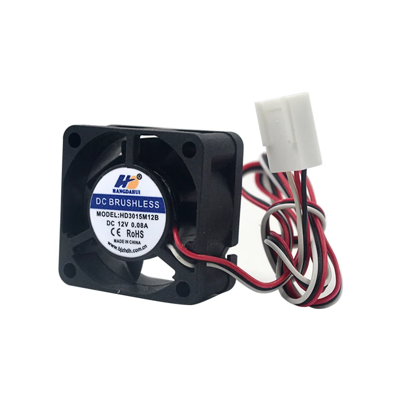 

High speed fan 30mm Brushless 30x30x15mm 3015 DC 5V 12v 24v cooling fan 3015