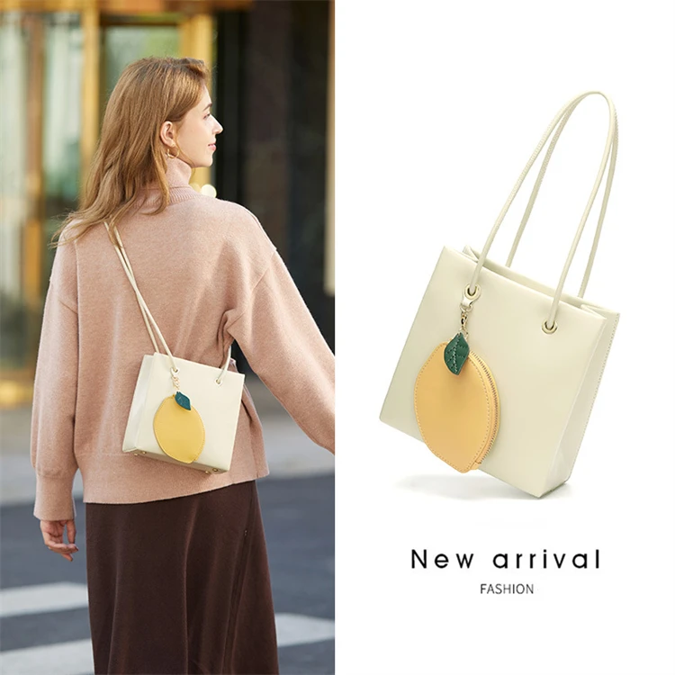 

D13405 Temperament vintage new style solid color 2021 trendy handbag quality white single shoulder bag