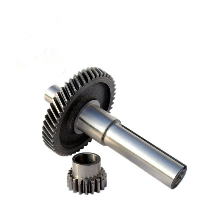 

Customized CNC turning steel spur helical bevel gear shaft and pinion in rear drive axle