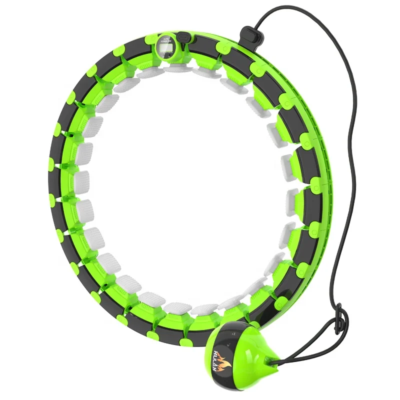 

2021 Adjustable Smart weighted hula hoops with ball from Kingberry, Blue grey pink green