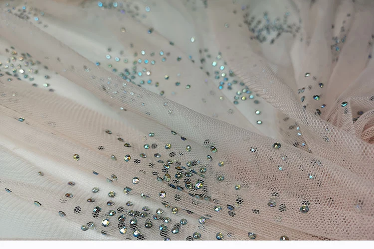 Ткань Сетка Со Стразами Для Платья фото 11